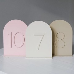 Arch Wedding Table Number 3D Letter Event Table Sign Wedding Party Table Decor
