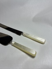 Hallmark Wedding Cake Cutting Set Stainless Steal Pearl Like Handles Japan
