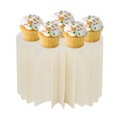 10* Cardboard Flower Stands Free Standing White White Column Rack Decor Column