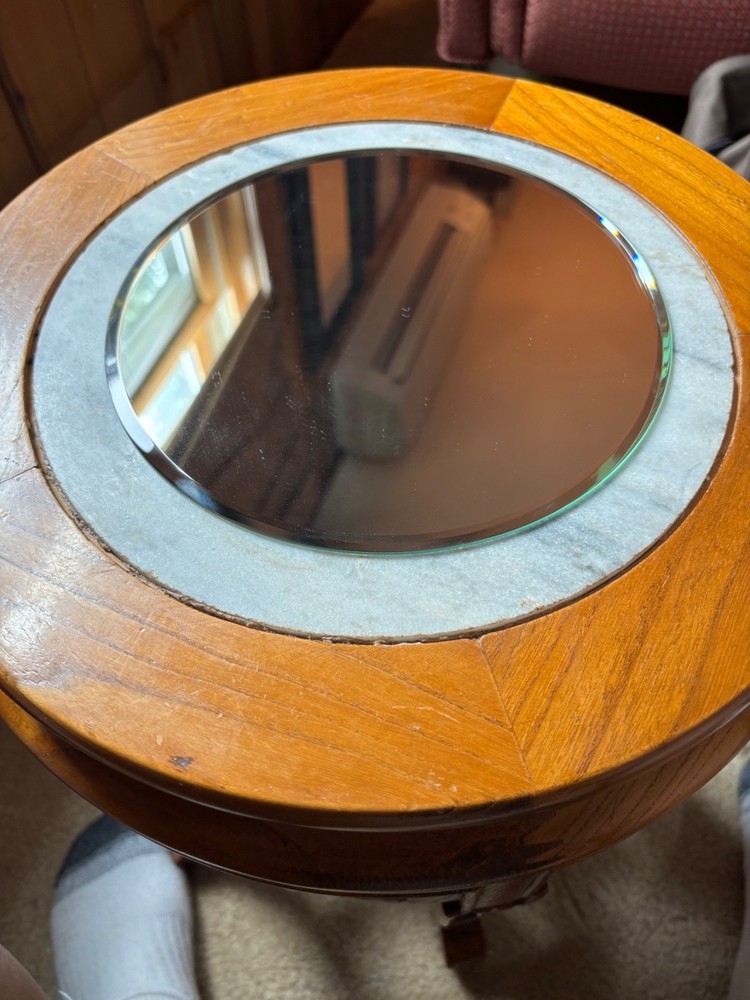 Feng Shui Round Mirror Plate 8″ Diameter 3mm Thick ( Mirror Only)