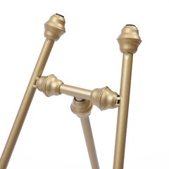 2pcs Golden Wedding Easel Stand Art Exhibition Show Gold Frame Display Stand