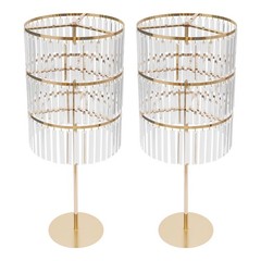 3-tier Flower Display Stand With Pendants Wedding Floral Holder Decoration Rack