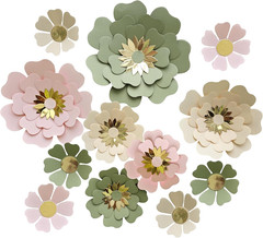 Paper Flower for Birthday Wedding Party Backdrop Nursery Wall Home Decor (10 Inc
