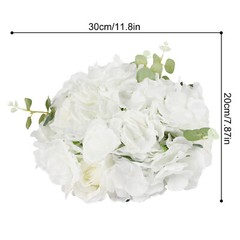 10 PcsFlower Ball Arrangement Bouquet Diameter Fake Flower Balls 11.8 Inch