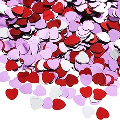 100 Gram Metallic Heart Confetti Heart Sequins for Valentine’s Day Wedding