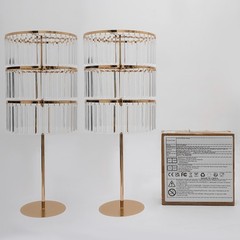 3-tier Flower Display Stand With Pendants Wedding Floral Holder Decoration Rack