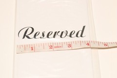 Victoria Lynn Reserved Seating Table Cards Wedding Bridal Baby Shower Party 36pc