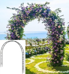 Extra Large Garden Arch 7.2Ft Wide 9.2Ft High Wedding Arch Ceremony Outdoor