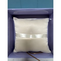 BB World Corp Taupe Brown Lace Bow Ring Bearer Pillow Wedding Engagement