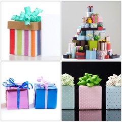 6 Count 6″ Large Curly Bows for Gift Wrapping Curling Ribbon Purple