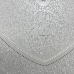 5 Wilton 14″, 10″, 8″ Heart Cake Separator Plates Scalloped Decorator Preferred