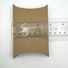 20 Pcs Corrugated Kraft Pillow Box Gift Party Favor Jewelry Candy Goody Bag