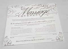 Wedding Vow Renewal Marriage Covenant 11 X 14 Certificate Psalm 127:1