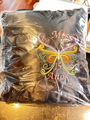 Quinceanera Kneeling pillow Black cojin para quinceanera rojo NEW
