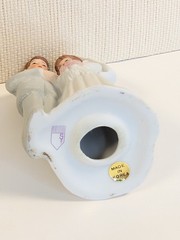 Bridal Gift Set Bride Clutch Bag NWT + Vintage Wedding Cake Topper Korea Decor