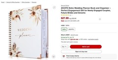 Beautiful Boho Wedding Planner Book and Organizer – Enhance Excitement and Makes