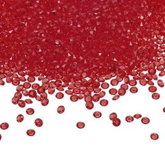 4000 Pcs Acrylic Wedding Table Diamonds 6 mm Crystals Gems Date Red