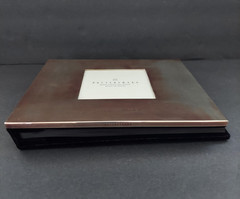 Pottery Barn «Our Family» Silver Plated Photo Album – Unused – 30 Pages – 4 x 4