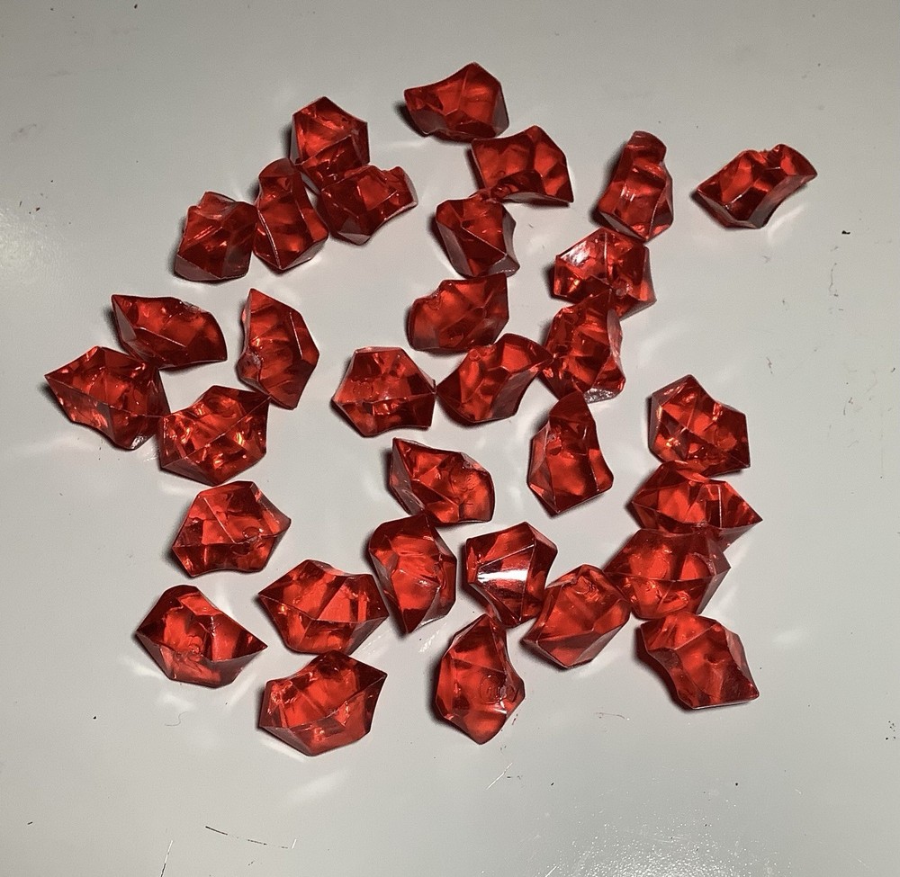 Acrylic Crystal Rock Stones For Aquarium Vase Gems Table Decor Around 200pcs