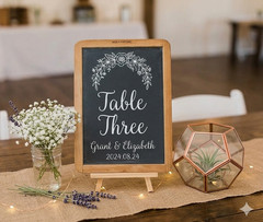 Pair of Vintage Slate Chalkboards Made in Portugal – Rustic Wedding Signage Deco