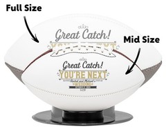 Best Man Proposal Football Gift for Wedding Party Customizable with Name