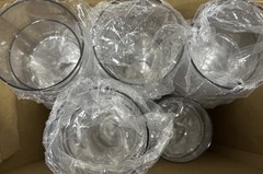 Nuogo 28Pc Clear Plastic Cylinder Vase Set Table Decoration 4”/6”/8”