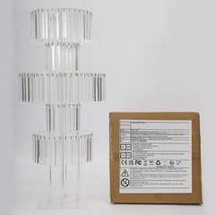 Flower Stand for Wedding, Crystal Flower Stand 5-Tier