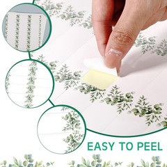 Lincia 20 Sheets 600 Pcs Wedding Greenery Leaf Address Labels Printable Elega…