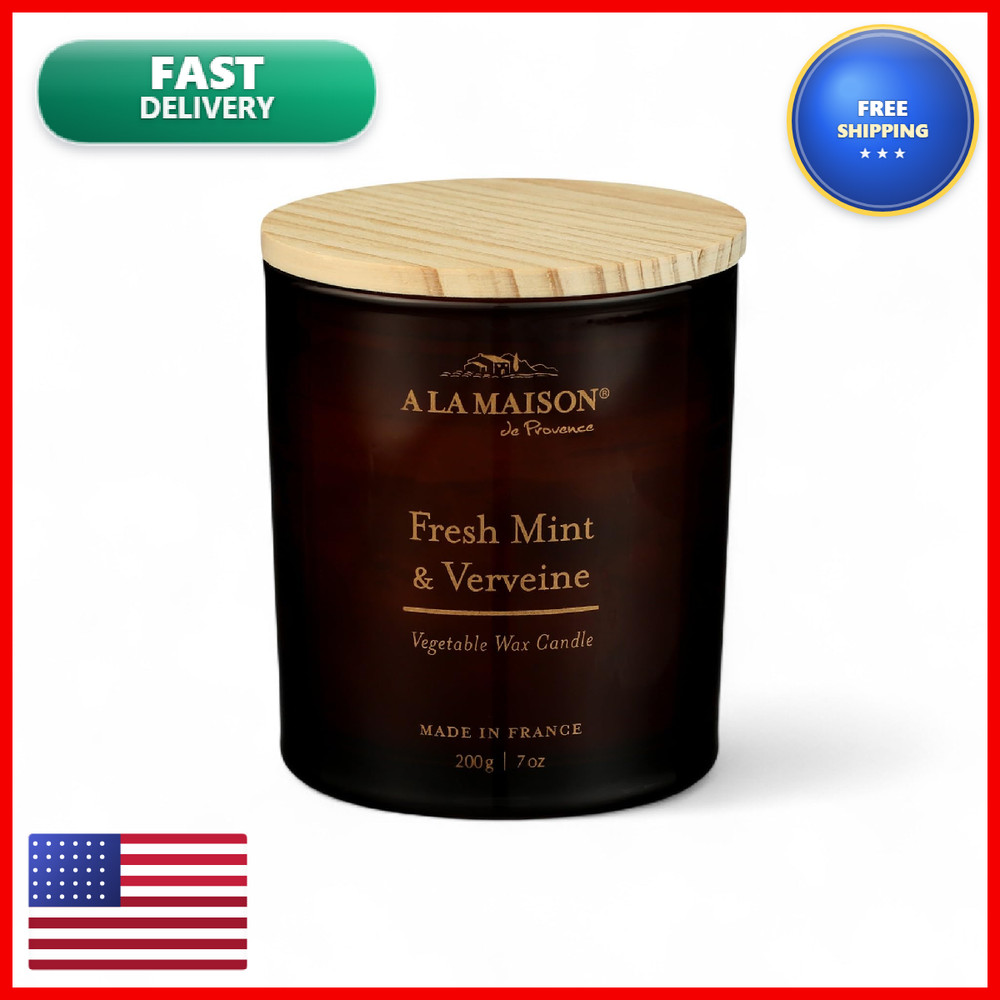A La Maison – Wick In Luxury Amber Burn Made In France 7Oz Fresh