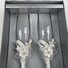Simply Better Weddingstar Bride & Groom Wedding Toast Glass SKU 4466