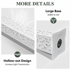 8Pcs Roman Pillars LED White Elegant Wedding Roman Decorative Column Set