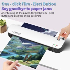 13″ Thermal Laminator, A3/A4 Anti-Jam Laminating Kit, 6-in-1 Multifunctional …