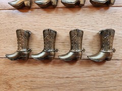 11 Piece Cowboy Boot Place Card Holder for Wedding Party Table Decor – See Pics