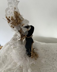 Western Wedding Cake Topper Handcrafted in the USA- Vintage