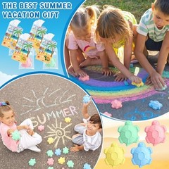 Set Sidewalk Chalks for Kids End of Year Student Gifts Bulk 24 Turtle