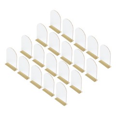 20 Pcs Wedding Table Numbers, Acrylic Table Number with Stands 1-20 Printed