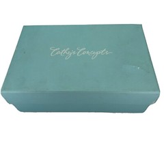 Cathys Concepts White Chiffon Wedding Guest Book Swarovski Crystal Accents