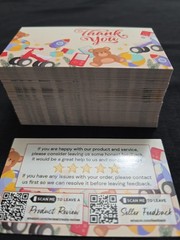 Thank You Cards For Amazon Sellers Sellers, Feedback Review Request 400 Count