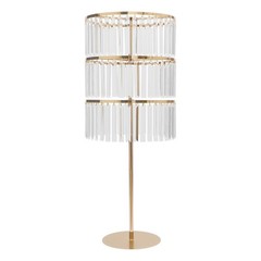 3-tier Flower Display Stand With Pendants Wedding Floral Holder Decoration Rack