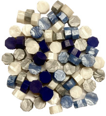 Snowy Night Color Mix – Sealing Wax Beads (approx 250 beads)