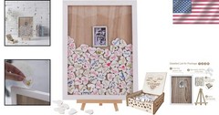 Drop Top Frame with Wooden Hearts