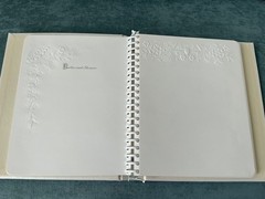 Vintage Hallmark White Our Wedding Keepsake Album Book Excellent New