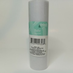 8 yrd Spools White Tulle Ribbon Banquet Chair Decorating Craft NEW. A7