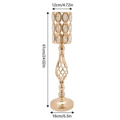 24.02» Flower Holder Flower Vase Centerpieces Stand for Party Table Centerpiece