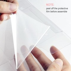 Durable Transparent Favor Boxes for Macarons – 25 pcs, Perfect for Events
