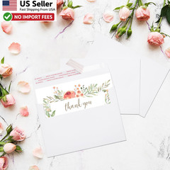 ACSTEP 50Pack White A4 Envelopes 4-1/4 X 6-1/4 Self Seal Wedding Photo FROM USA