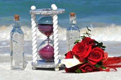 The Constellation Wedding Unity Sand Ceremony Hourglass™ by Heirloom Hourglass