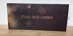 Magic Deco 20 LED Flameless Floating Candles Magic Wand Remote Halloween Decor