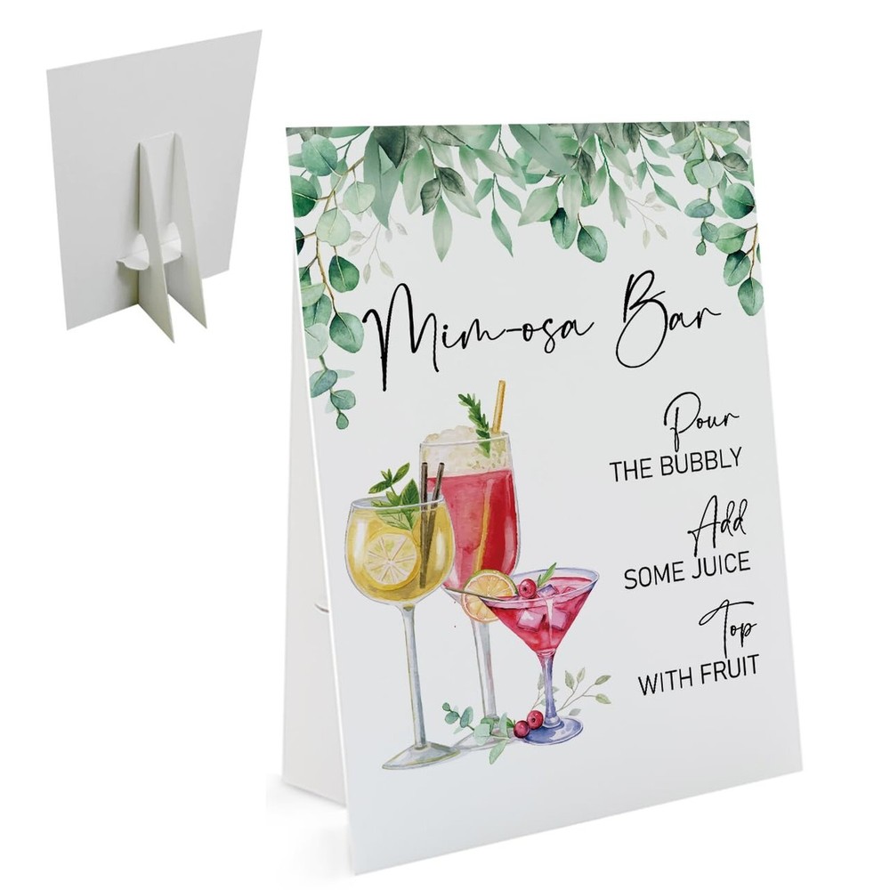 Mimosa Bar Sign, Wedding Party Decor, Mimosa Bar Signage Party, Mimosa Bar Eu…