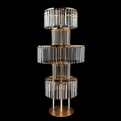 5 Tier Crystal Flower Stand Wedding Centerpieces For Tables Tall Flower Stand